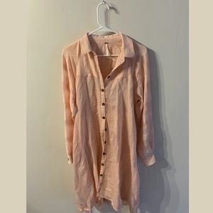 Free People Button down dress